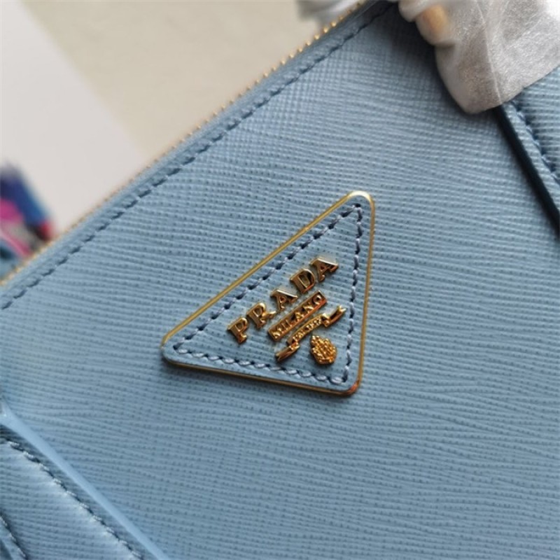 Medium Prada Galleria Saffiano leather bag 1BA863 Light blue
