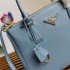 Medium Prada Galleria Saffiano leather bag 1BA863 Light blue