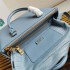 Medium Prada Galleria Saffiano leather bag 1BA863 Light blue
