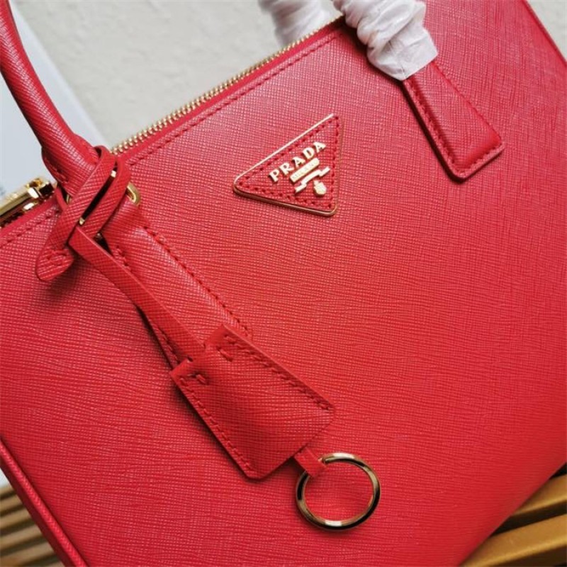 Medium Prada Galleria Saffiano leather bag 1BA863 Red