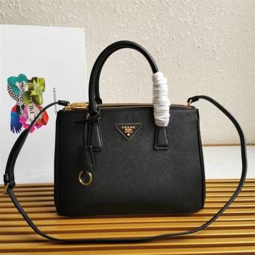 Medium Prada Galleria Saffiano leather bag 1BA863 Black