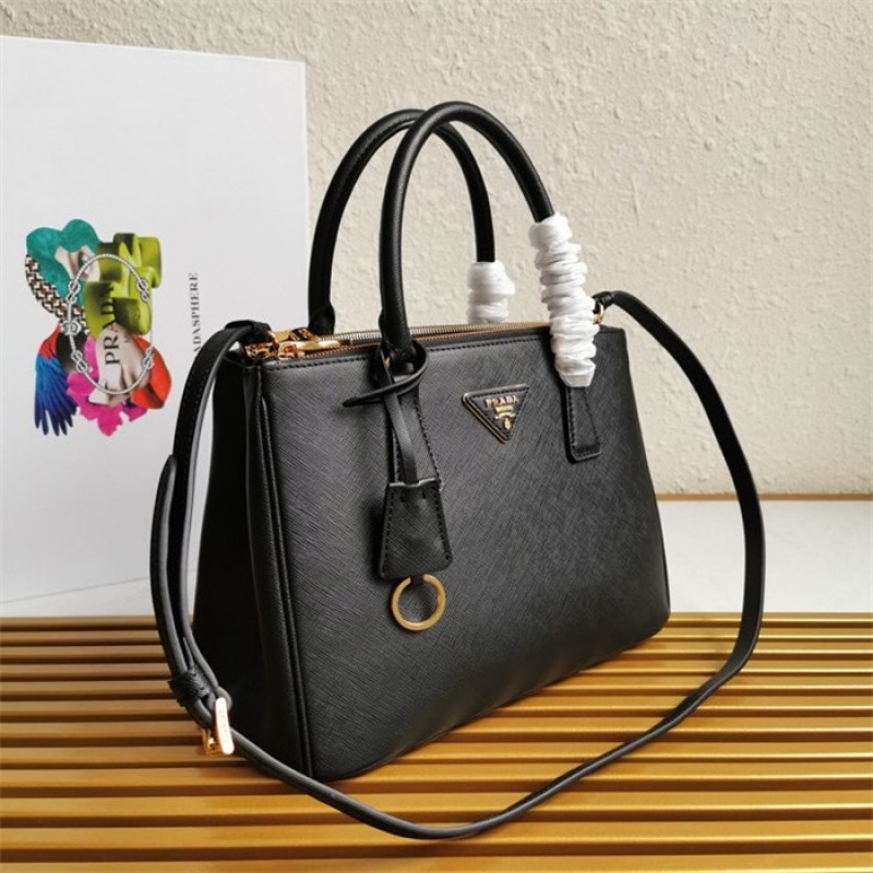 Medium Prada Galleria Saffiano leather bag 1BA863 Black