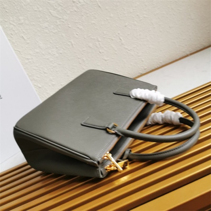 Medium Prada Galleria Saffiano leather bag 1BA863 Grey