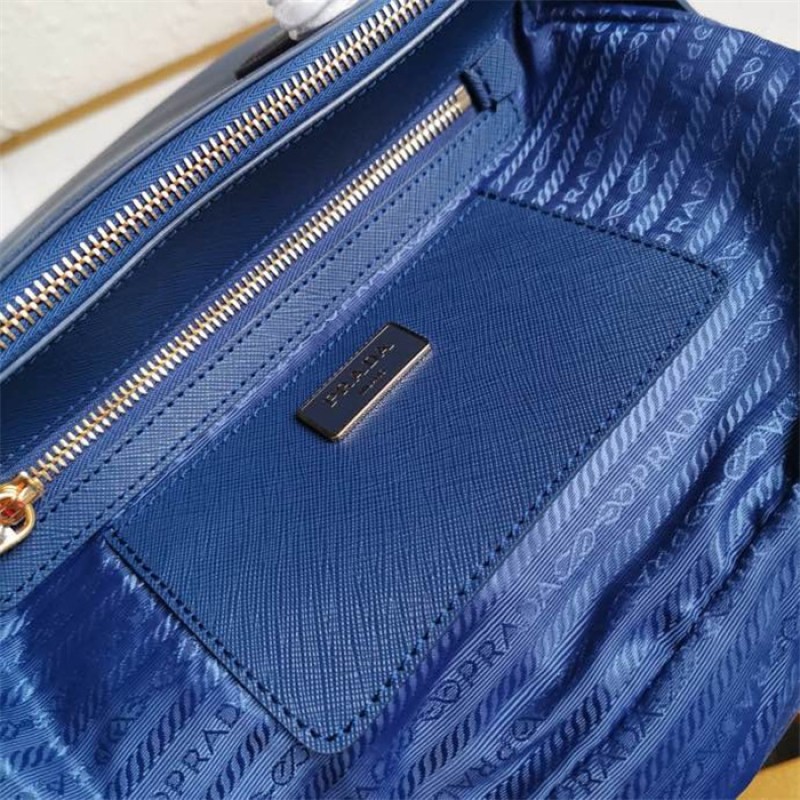 Medium Prada Galleria Saffiano leather bag 1BA863 Blue