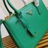 Medium Prada Galleria Saffiano leather bag 1BA863 Green