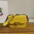 Prada Emblème Saffiano shoulder bag 1BD320 Yellow