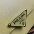 Prada Emblème Saffiano shoulder bag 1BD320 Yellow