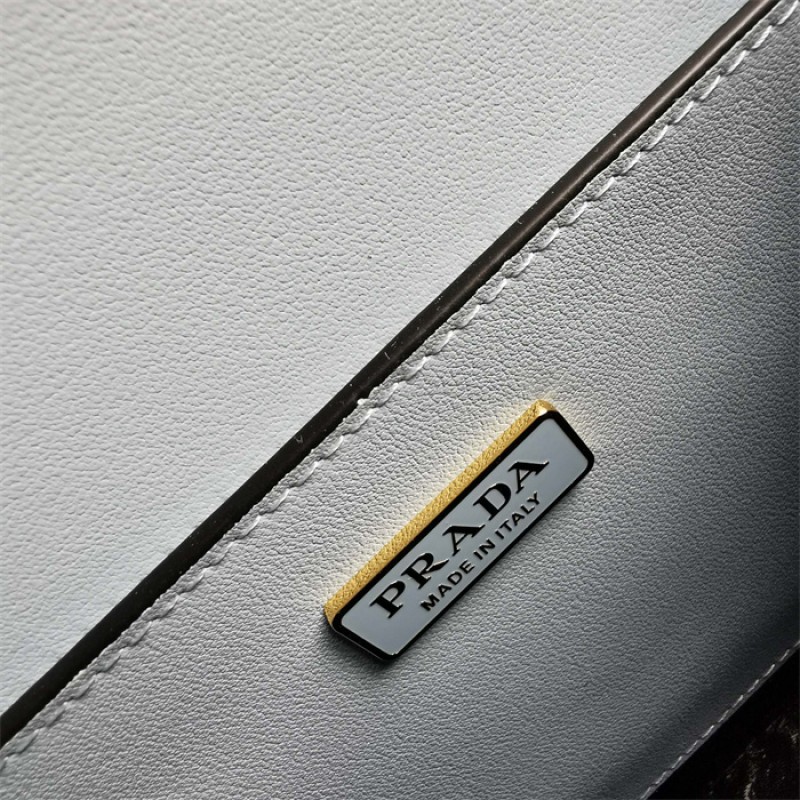 Prada Emblème Saffiano shoulder bag 1BD320 Light Blue