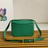 Prada Emblème Saffiano shoulder bag 1BD320 Green