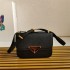 Prada Emblème Saffiano shoulder bag 1BD320 Black