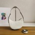 Prada Arqué leather shoulder bag 1BC194 White