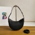 Prada Arqué leather shoulder bag 1BC194 Black
