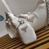 Padded nappa-leather Prada Re-Edition 2005 shoulder bag 1BH204 White