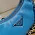 Padded nappa-leather Prada Re-Edition 2005 shoulder bag 1BH204 Blue