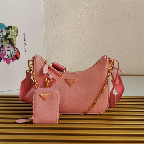 Prada Re-Edition 2005 Saffiano leather bag 1BH204 Pink