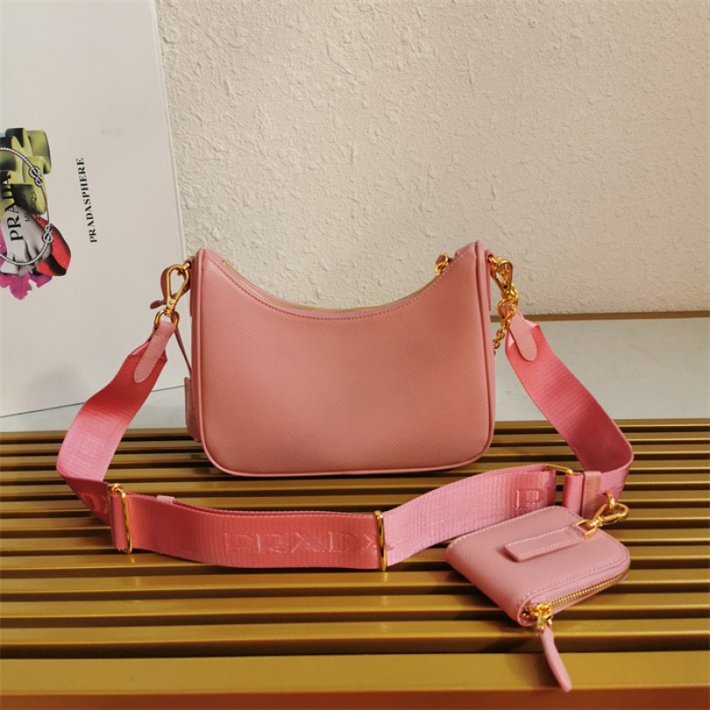 Prada Re-Edition 2005 Saffiano leather bag 1BH204 Pink