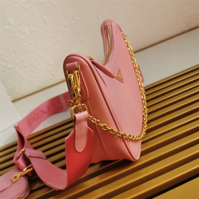Prada Re-Edition 2005 Saffiano leather bag 1BH204 Pink