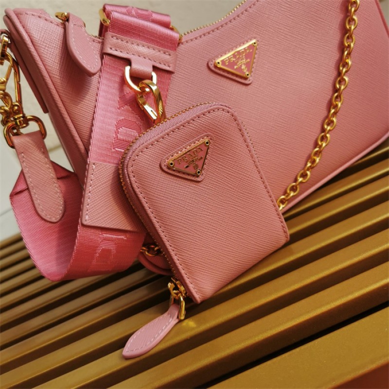 Prada Re-Edition 2005 Saffiano leather bag 1BH204 Pink