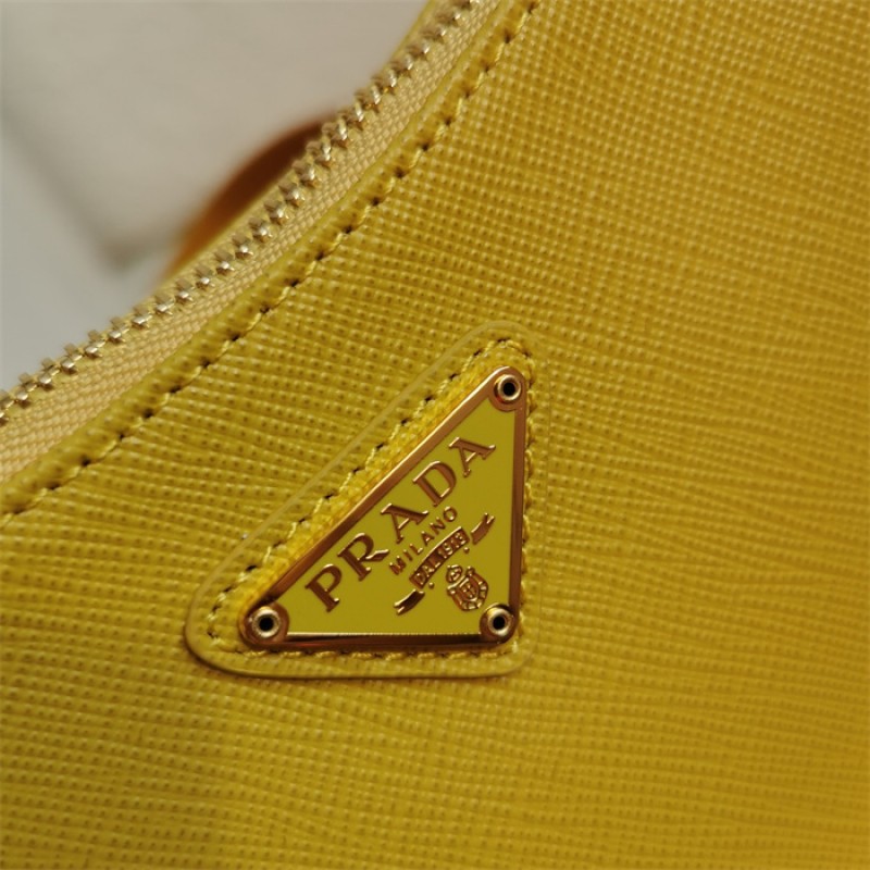 Prada Re-Edition 2005 Saffiano leather bag 1BH204 Yellow
