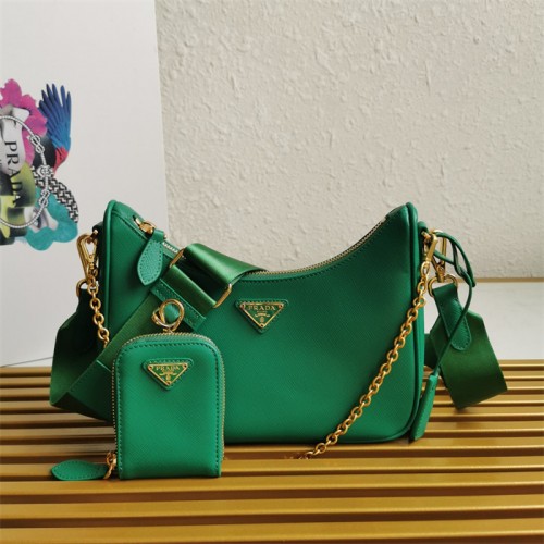 Prada Re-Edition 2005 Saffiano leather bag 1BH204 Green
