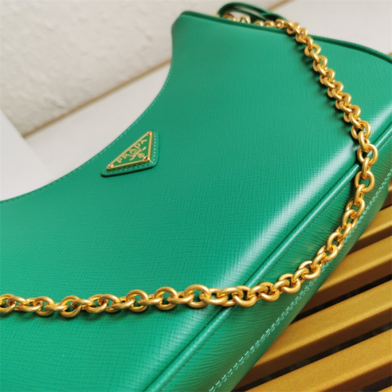 Prada Re-Edition 2005 Saffiano leather bag 1BH204 Green