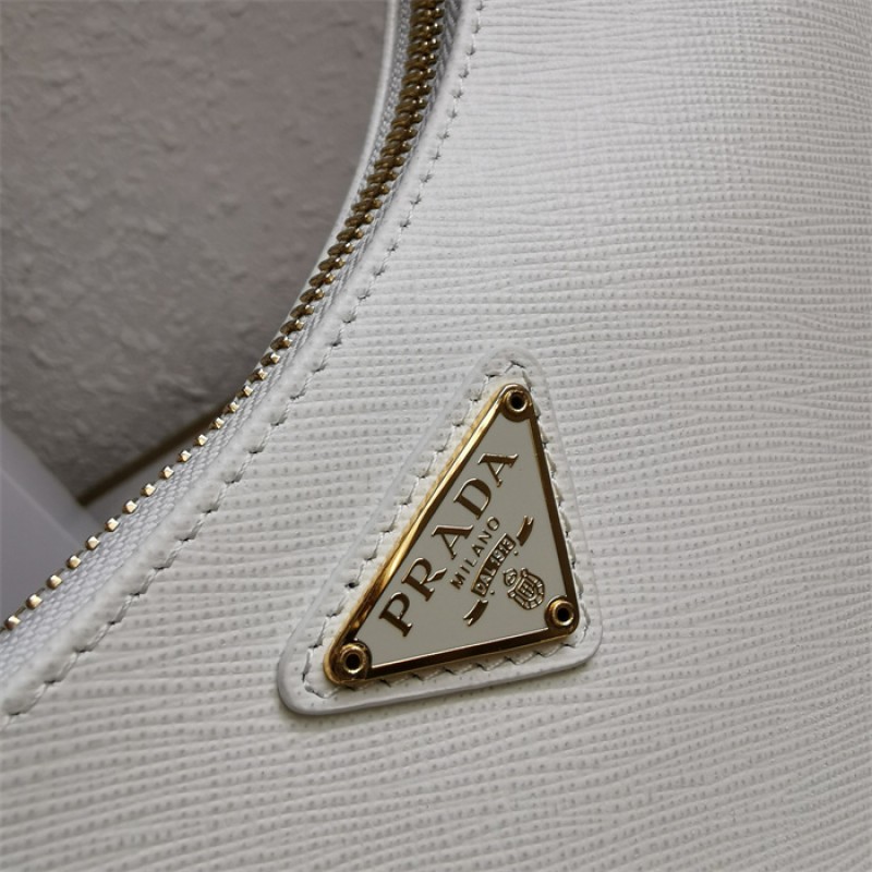 Prada Re-Edition 2005 Saffiano leather bag 1BH204 White
