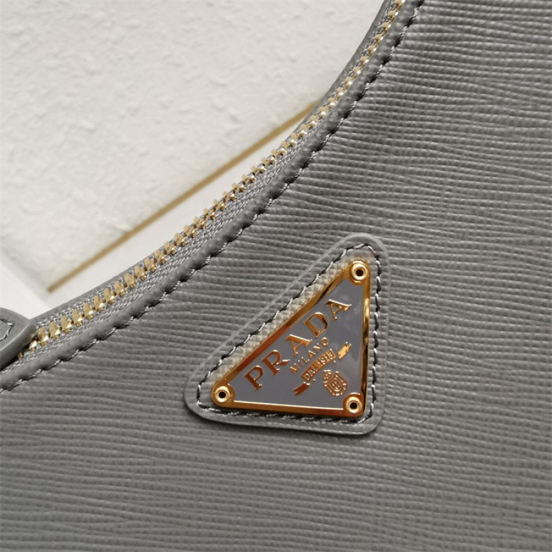 Prada Re-Edition 2005 Saffiano leather bag 1BH204 Grey
