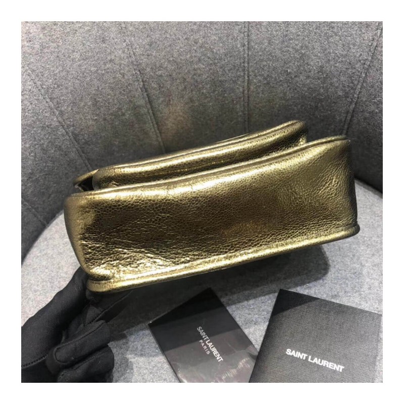 YSL Saint Laurent Niki Baby In Crinkled Vintage Leather 533037