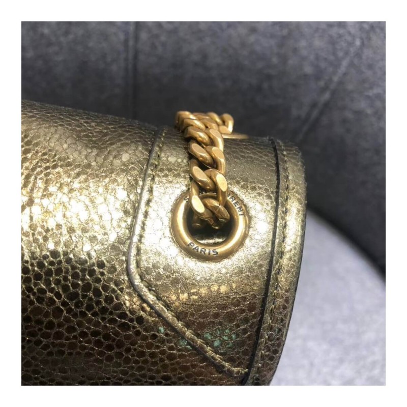 YSL Saint Laurent Niki Baby In Crinkled Vintage Leather 533037