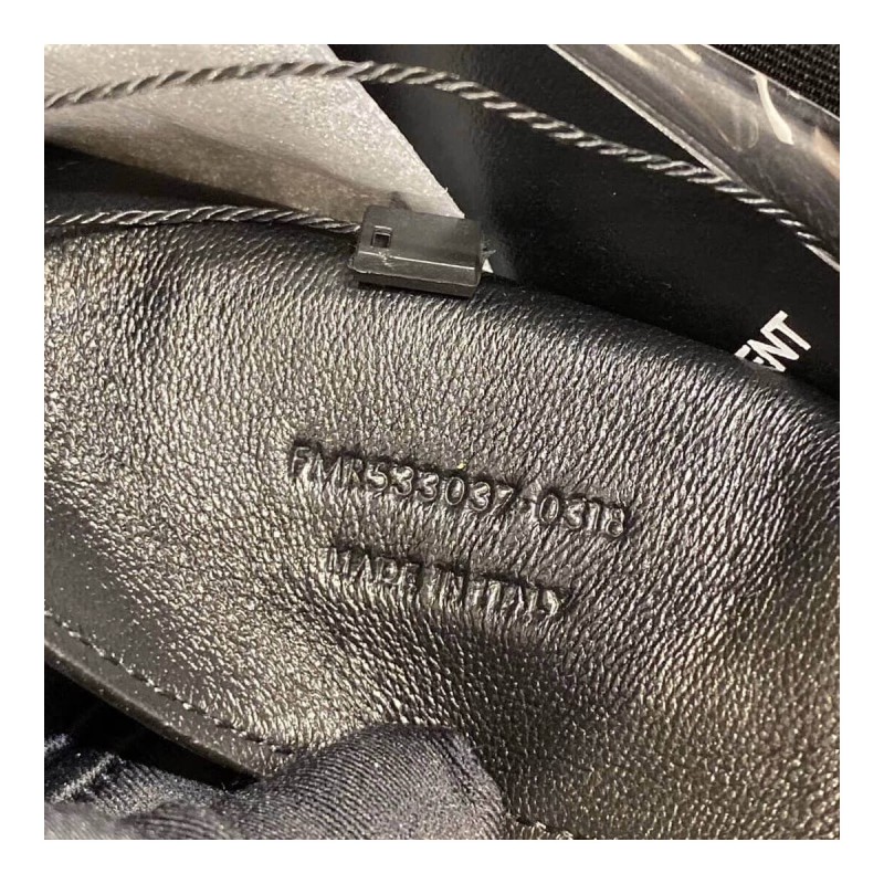 YSL Saint Laurent Niki Baby In Crinkled Vintage Leather 533037