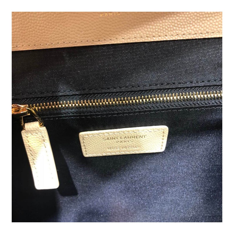 Saint Laurent Grain Leather Large Envelope Chain Bag 396910