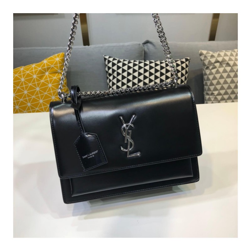 Saint Laurent Sunset Medium In Smooth Leather 442906