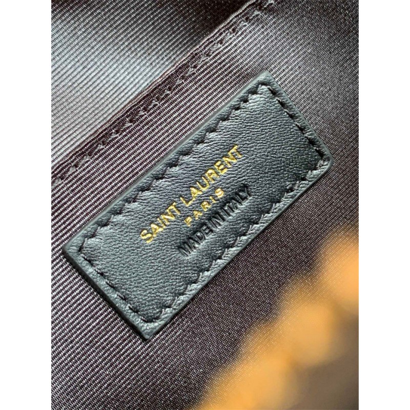 Saint Laurent YSL Lou Camera Bag in Quilted Leather Black