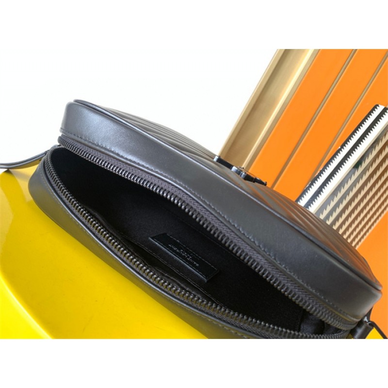 Saint Laurent YSL Lou Camera Bag in Quilted Leather Black 715232DV7081000