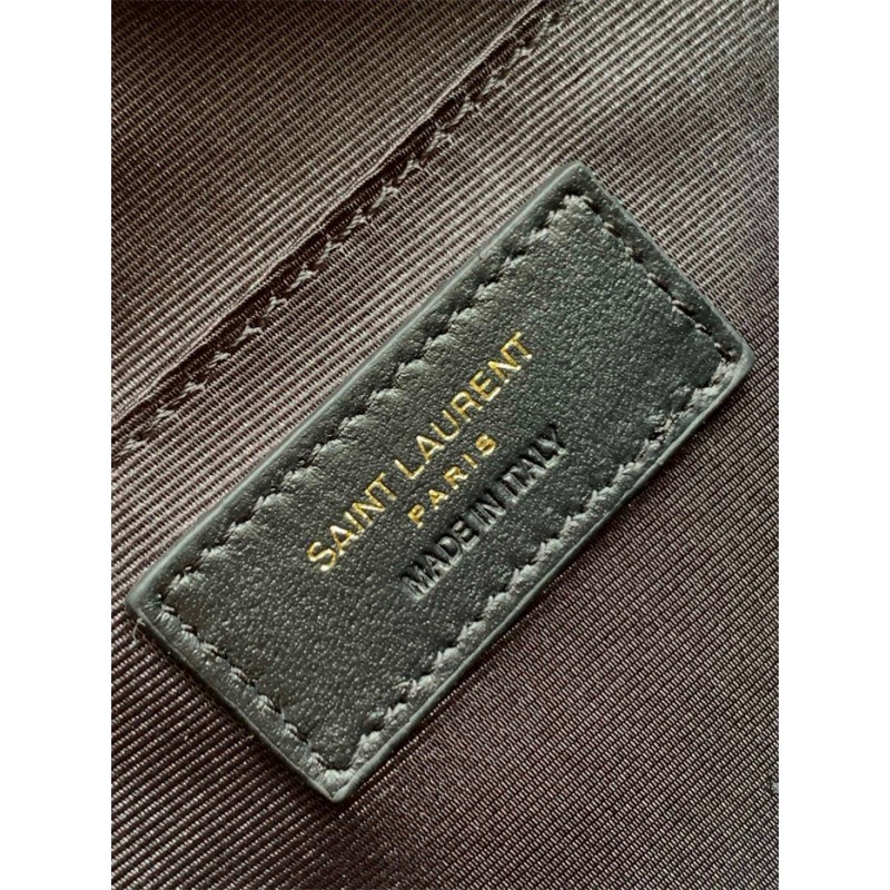 Saint Laurent YSL Lou Camera Bag in Quilted Leather Grey