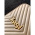 Saint Laurent YSL Lou Camera Bag in Quilted Leather Beige