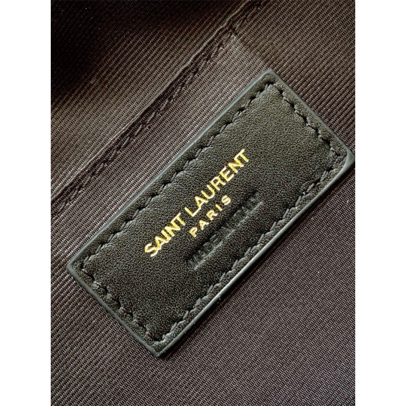 Saint Laurent YSL Lou Camera Bag in Quilted Leather Beige