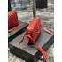 Saint Laurent YSL Lou Camera Bag in Quilted Leather Red