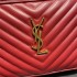 Saint Laurent YSL Lou Camera Bag in Quilted Leather Red