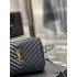 Saint Laurent YSL Lou Camera Bag in Quilted Leather Blue