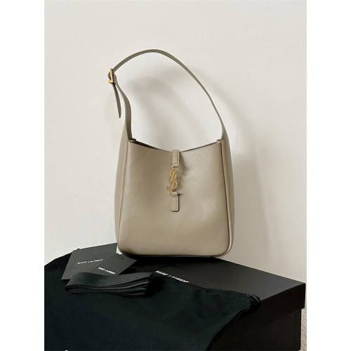 Saint Laurent Small LE 5 A 7 Supple Handbag in Grained Leather 713938AAAUQ1722