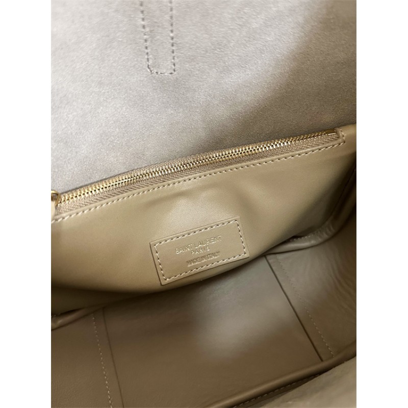 Saint Laurent Small LE 5 A 7 Supple Handbag in Grained Leather 713938AAAUQ1722