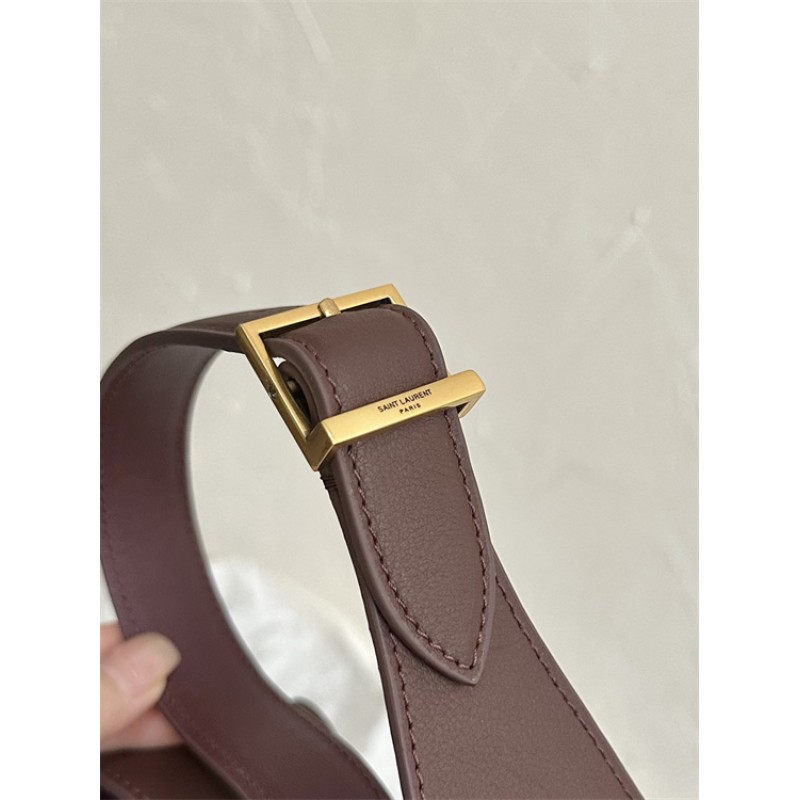 Saint Laurent Small LE 5 A 7 Supple Handbag in Grained Leather 713938AAAUQ6475