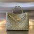 Bottega Veneta Women’s Medium Andiamo Handbag 766016Travertine