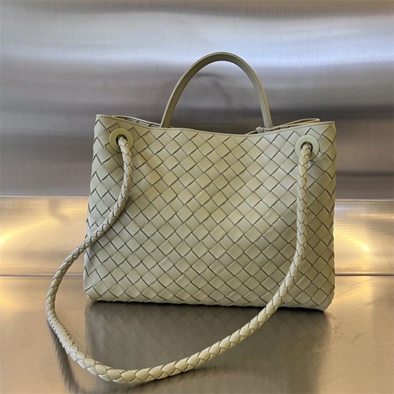 Bottega Veneta Women’s Medium Andiamo Handbag 766016Travertine