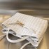 Bottega Veneta Women’s Medium Andiamo Handbag 766016White