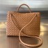 Bottega Veneta Women’s Medium Andiamo Handbag 766016Caramel
