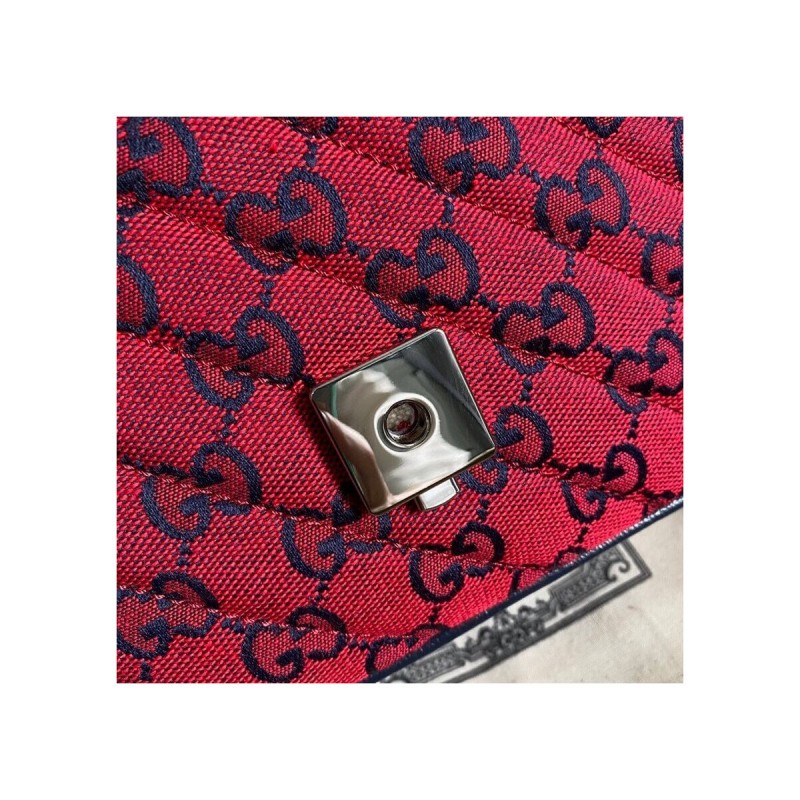 Gucci GG Marmont Multicolor Mini Top Handle Bag 583571