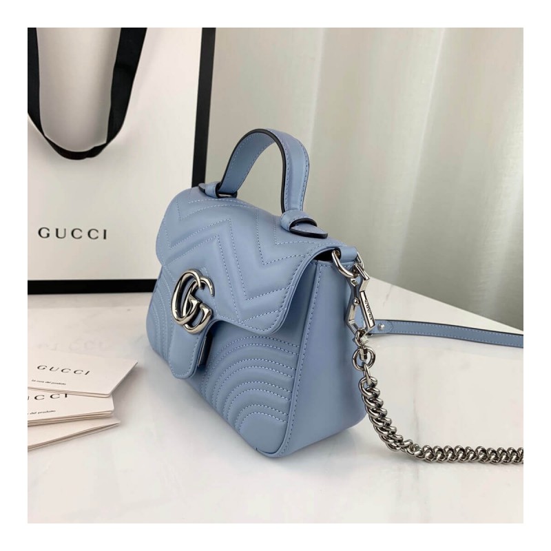 Gucci GG Marmont Top Handle Bag 22cm 547260
