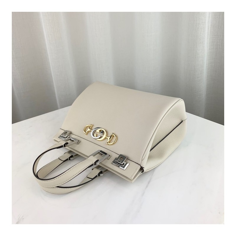 Gucci Zumi Grainy Leather Small Top Handle Bag 569712